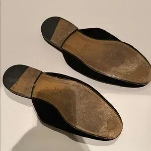 Gucci Black and Gold Mules Luxurious Design Gucci | Shoes | Gucci Black And Gold Mules With Luxe Design  main image 4